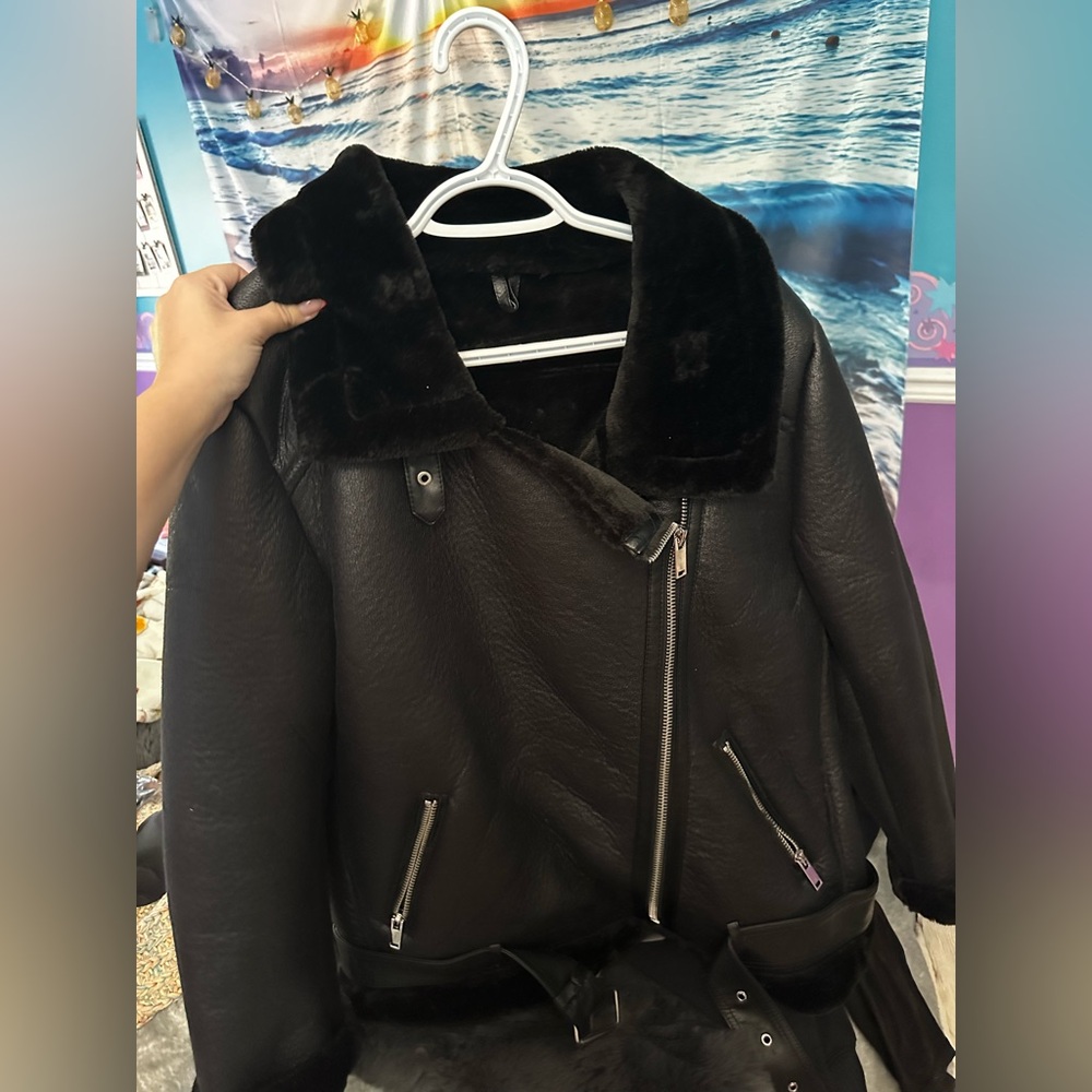 Faux Moto Jacket